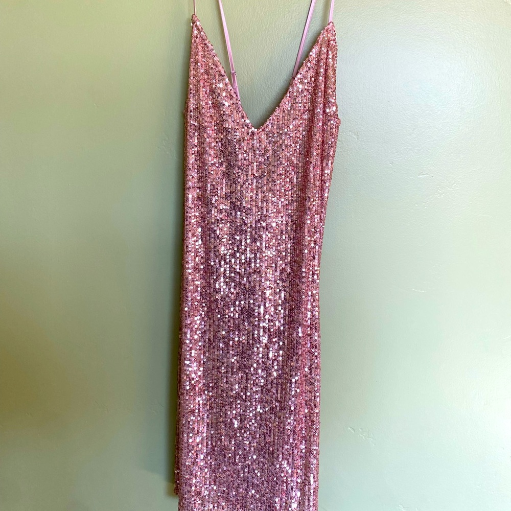Victoria’s Secret Sequin Rose Gold Mini Dress